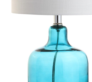 Gemma 19" Glass Bell LED Table Lamp - JONATHAN Y